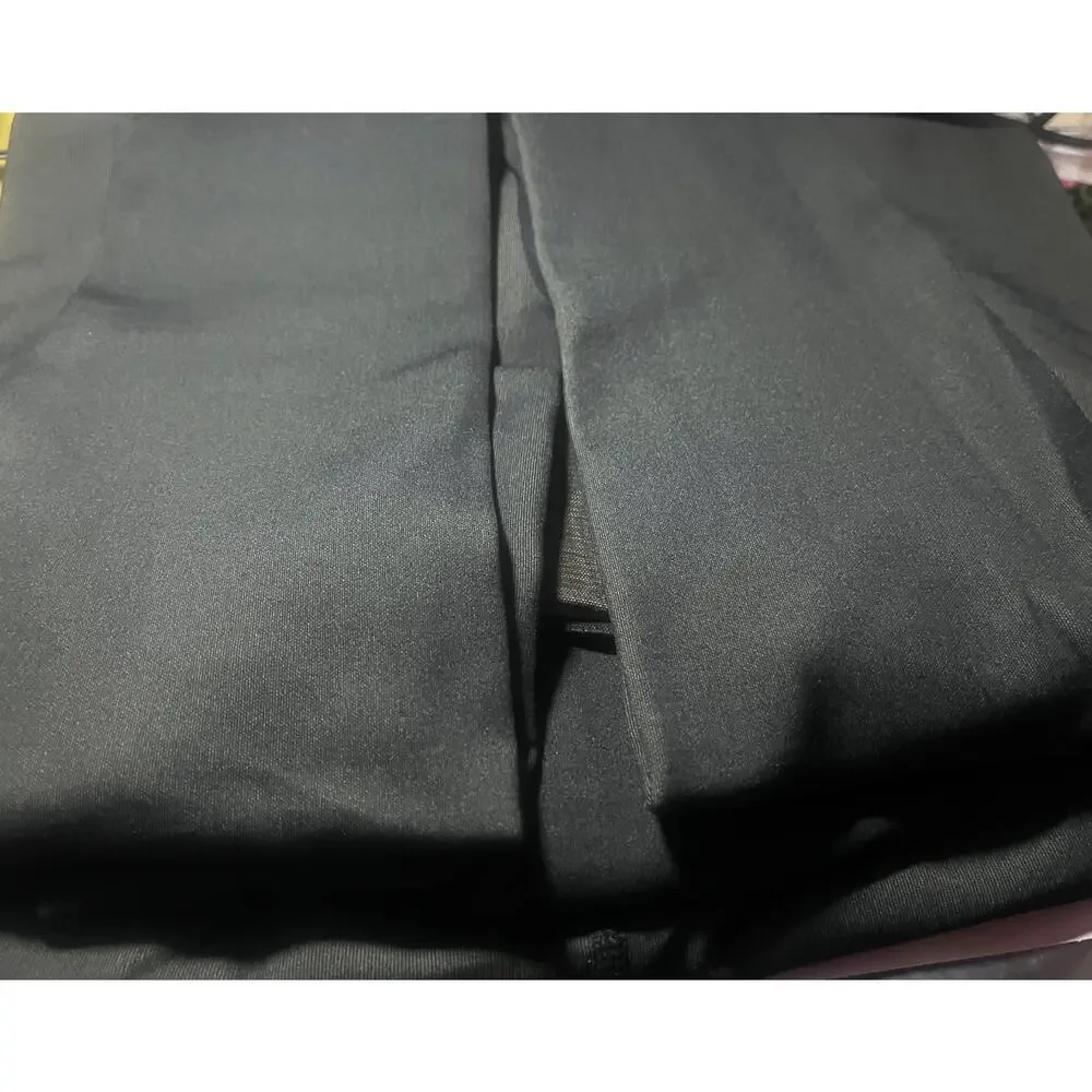 Delcast 2 Pairs Black Fleece Lined Tights Women Thermal Sheer XS